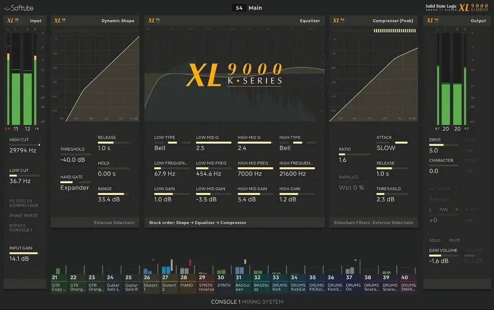 Softube Solid State Logic XL 9000 K-Series for Console 1